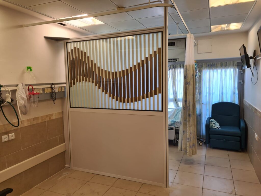 מחיצות הפרדה לבתי חולים