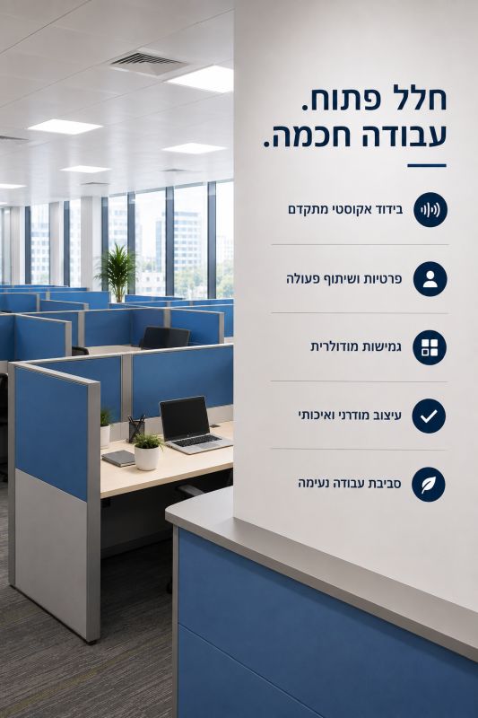 מחיצות OPEN SPACE